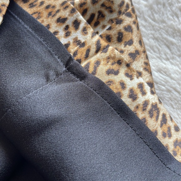 GUESS BY MARCIANO Leopard Print Silk Midi Dress Size 4 - Picture 12 of 15